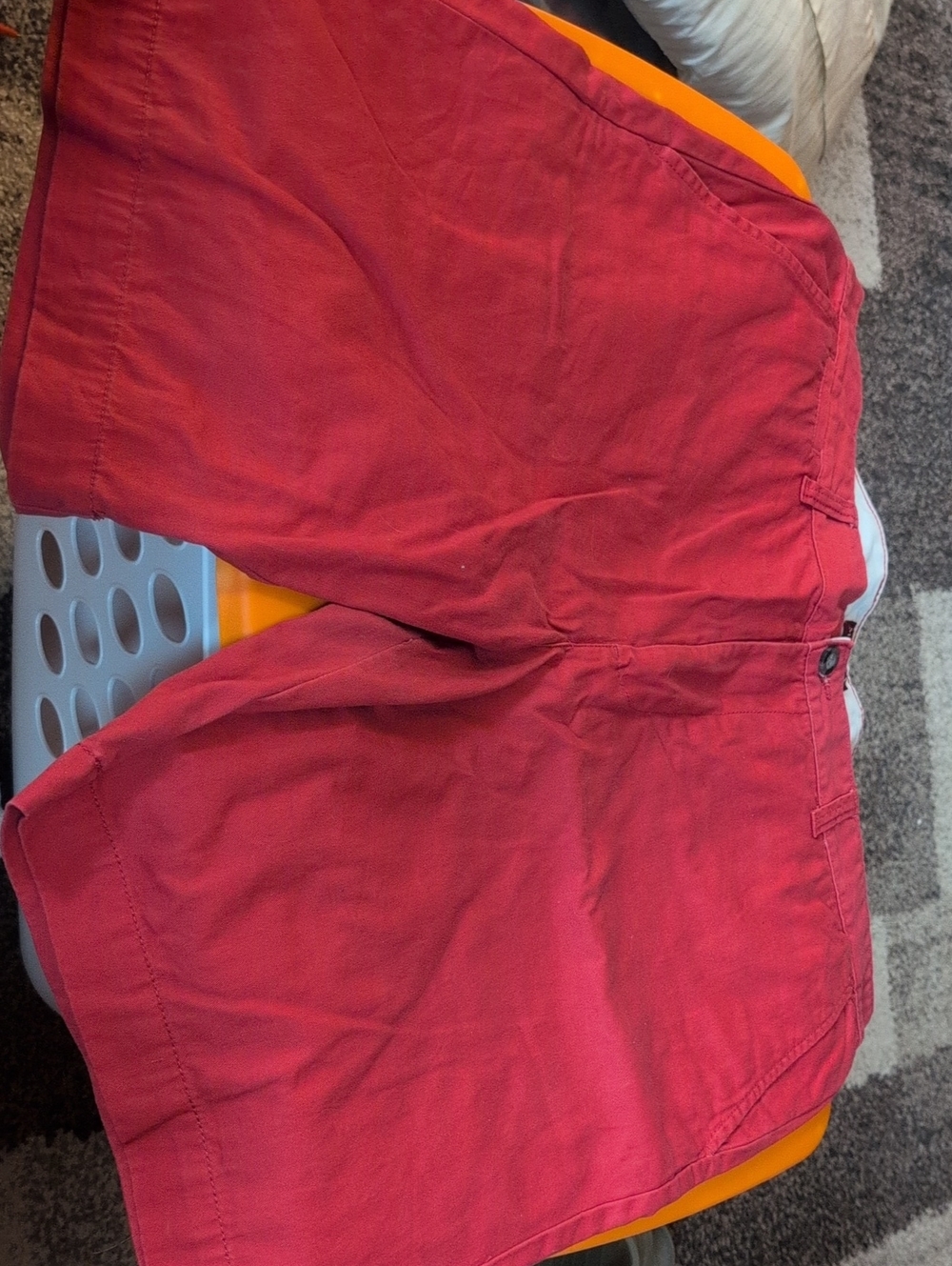 Merona Red Flat Front Men's Cotton Shorts